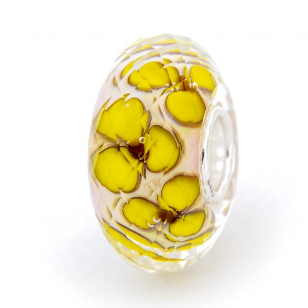 Sunny Fieldstone Fractal - Elfbeads Glas